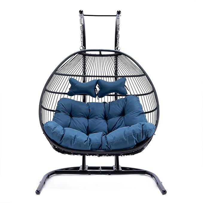 OUTAREA Double Seater Swing Chair – Garden || Balcony || Patio || Poolside Seating