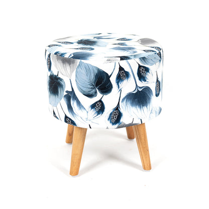 Printed Ottoman Pouffe Stool