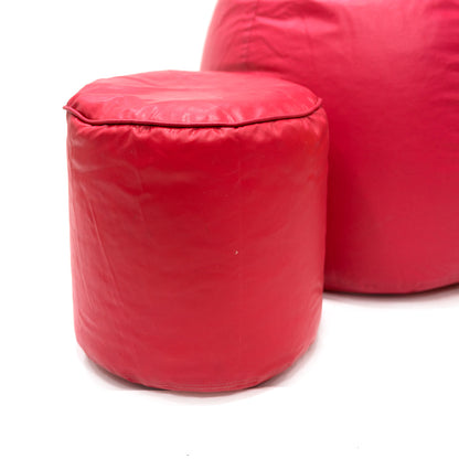 XXXXL Teardrop Filled Bean Bag with Footrest and Cushions