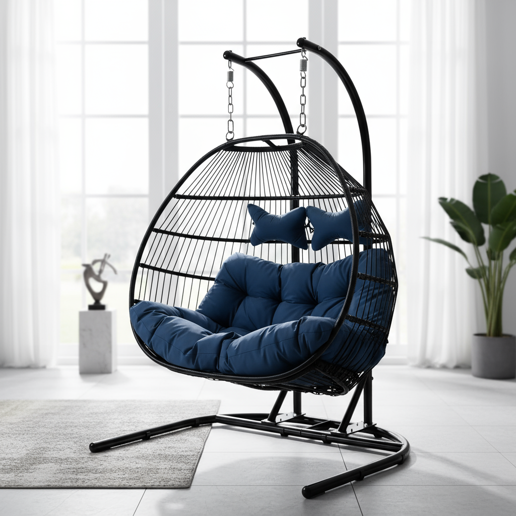 OUTAREA Double Seater Swing Chair – Garden || Balcony || Patio || Poolside Seating