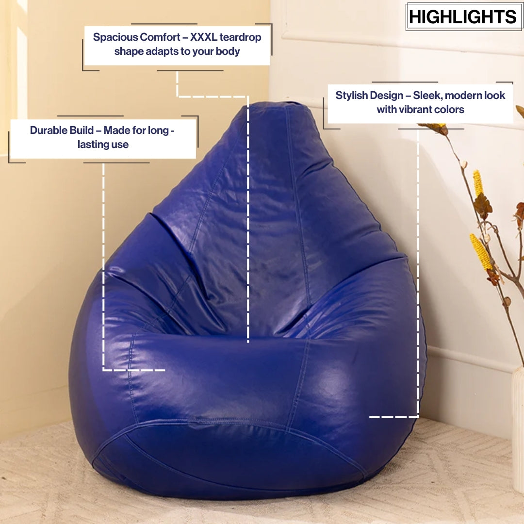 XXXXL Teardrop Bean Bag With Bean