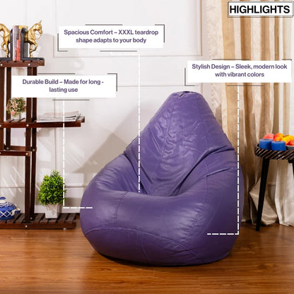 XXXL Teardrop Bean Bag with Bean Filling
