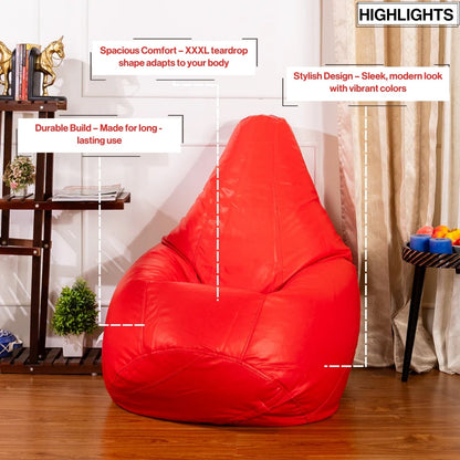 XXXL Teardrop Bean Bag with Bean Filling