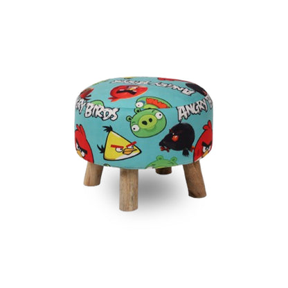 Round Sofa Ottoman Kids In Angry Birds