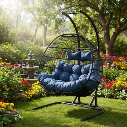 OUTAREA Double Seater Swing Chair – Garden || Balcony || Patio || Poolside Seating