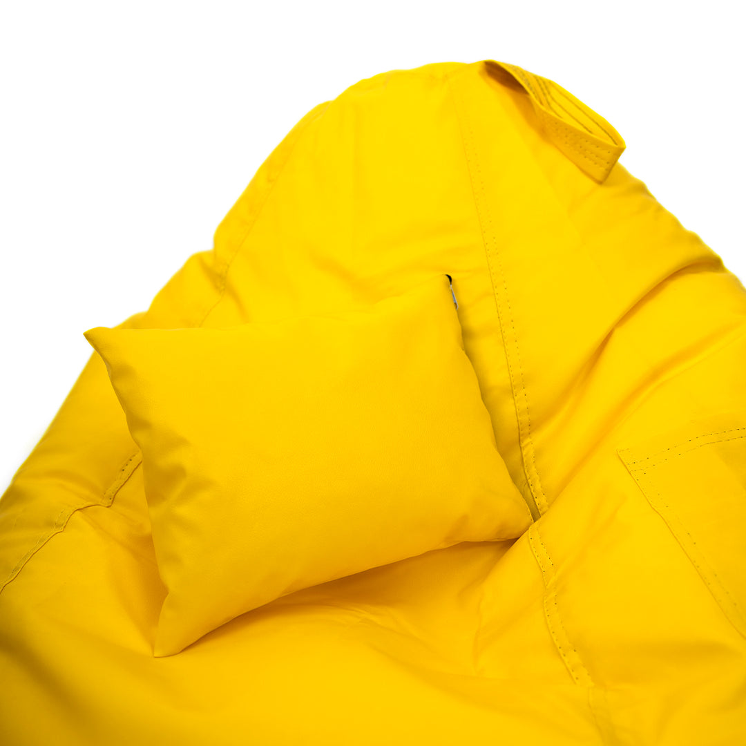 XXXXL Teardrop Filled Bean Bag with Footrest and Cushions