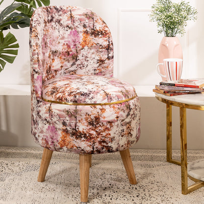 Printed Ottoman Pouffe Chair
