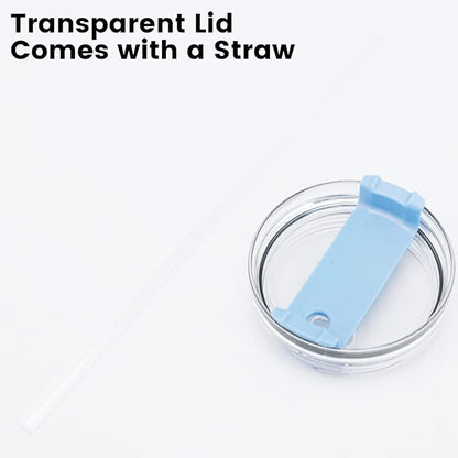 Stainless Steel Insulated Reusable Water Bottle with Lid in Sky Blue