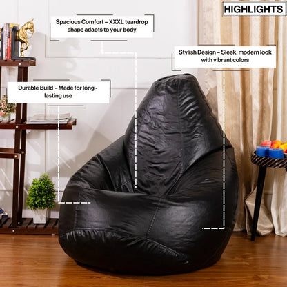 XXXL Teardrop Bean Bag with Bean Filling