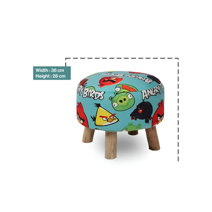Round Sofa Ottoman Kids In Angry Birds