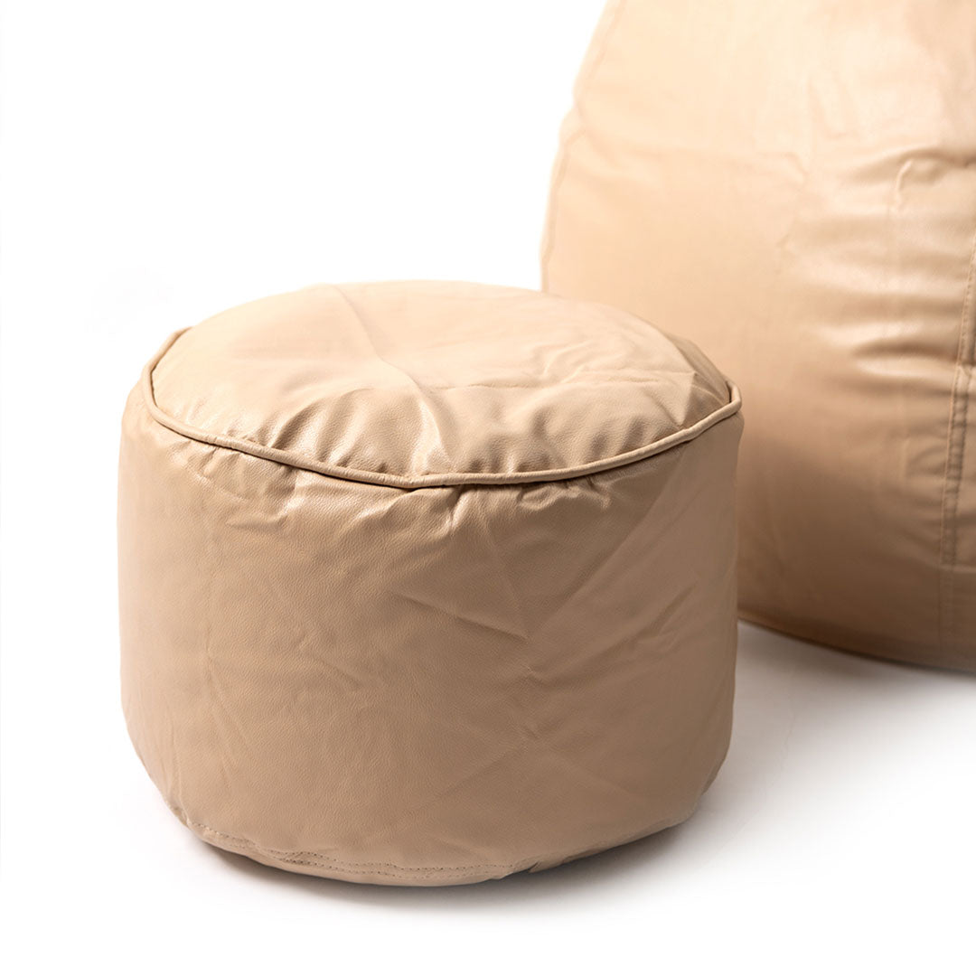 4XL Tear Drop Bean Bag with Footrest Filled