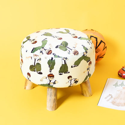 Ottoman Kids Pouffe Stool - Set of 2