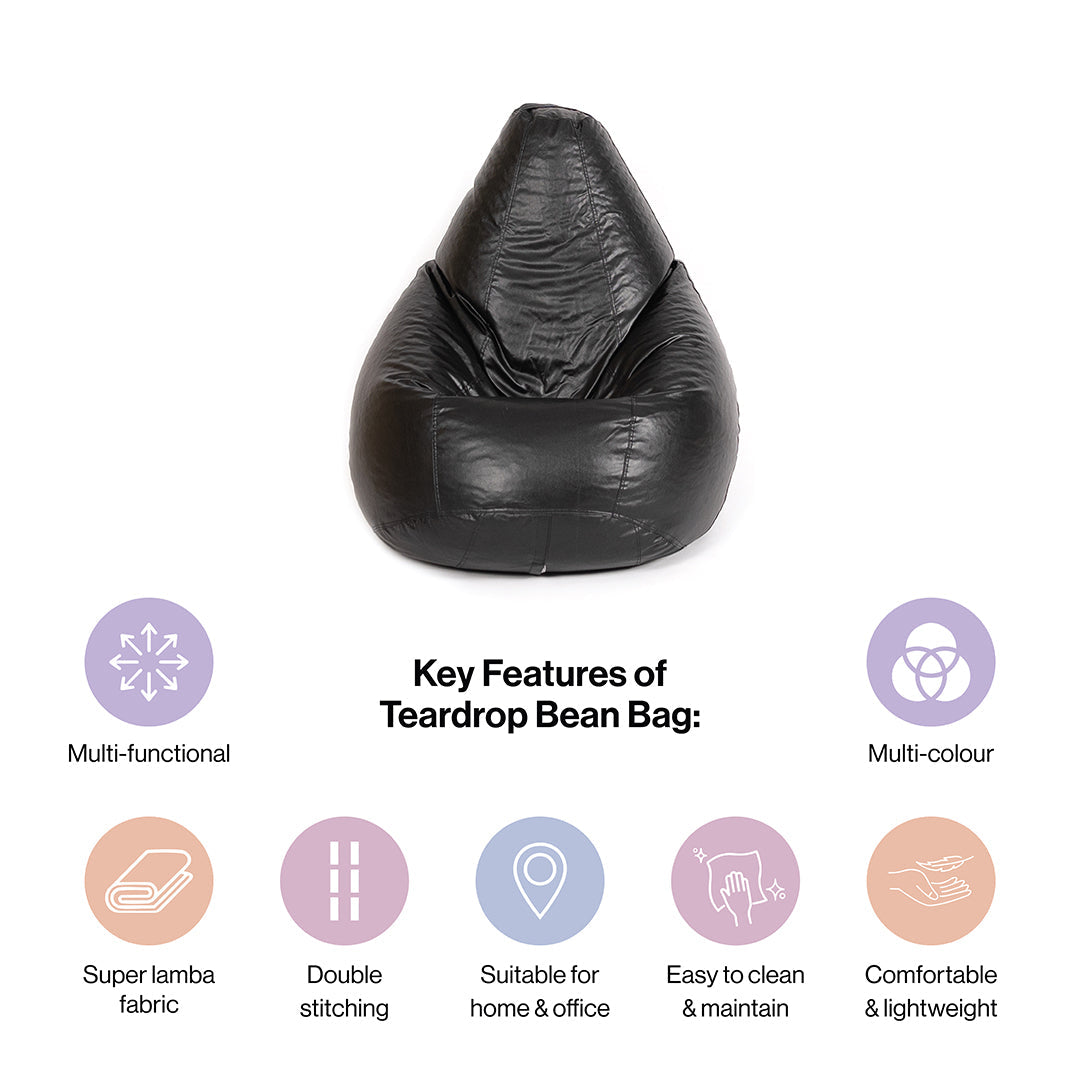 XXXXL Teardrop Bean Bag With Bean