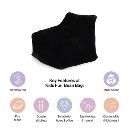 Fur Bean Bag With Beans for Kids