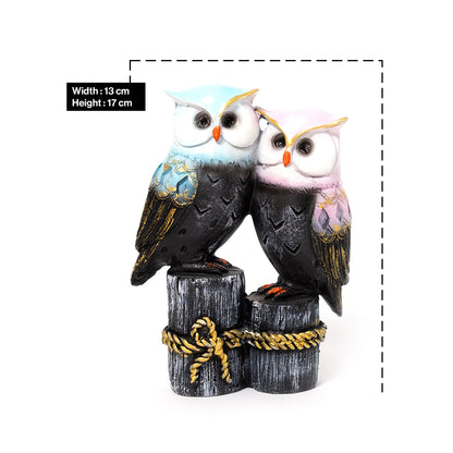 Feng Shui Pair Of Owl Statue For Home Decor