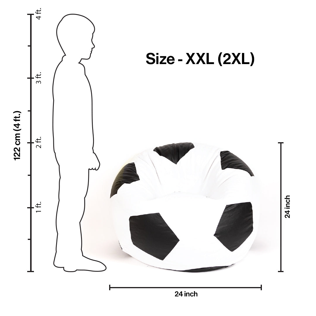 XXL Football Bean Bag With Beans