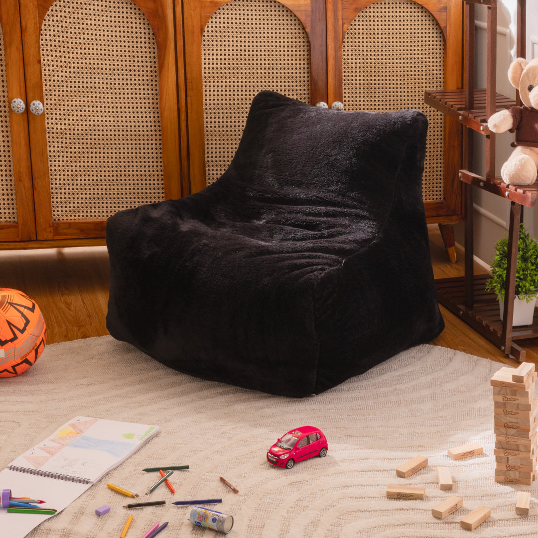 Fur Bean Bag With Beans for Kids