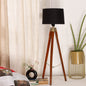 Wooden Crafter Tripod Floor Lamp With Brown Finish