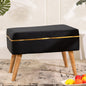 Upholstered Oval Bench Ottoman
