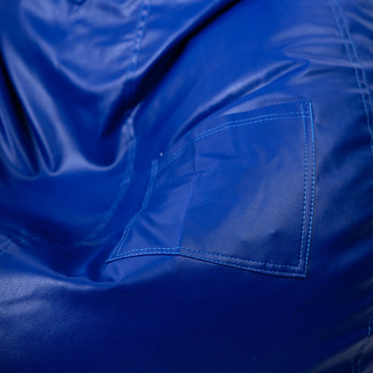 XXXXL Teardrop Filled Bean Bag with Footrest and Cushions