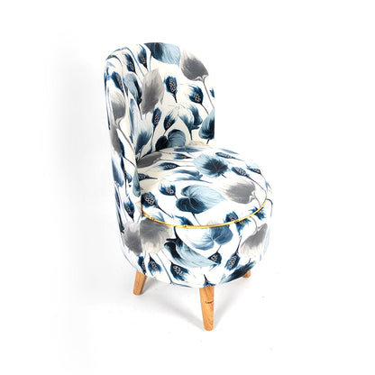 Printed Ottoman Pouffe Chair