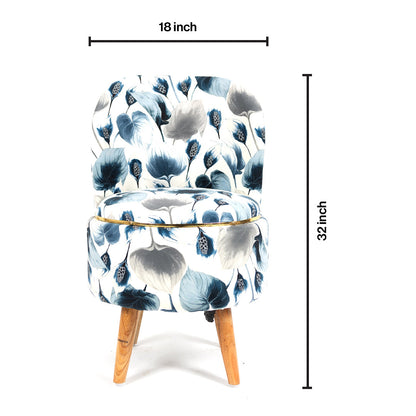 Printed Ottoman Pouffe Chair