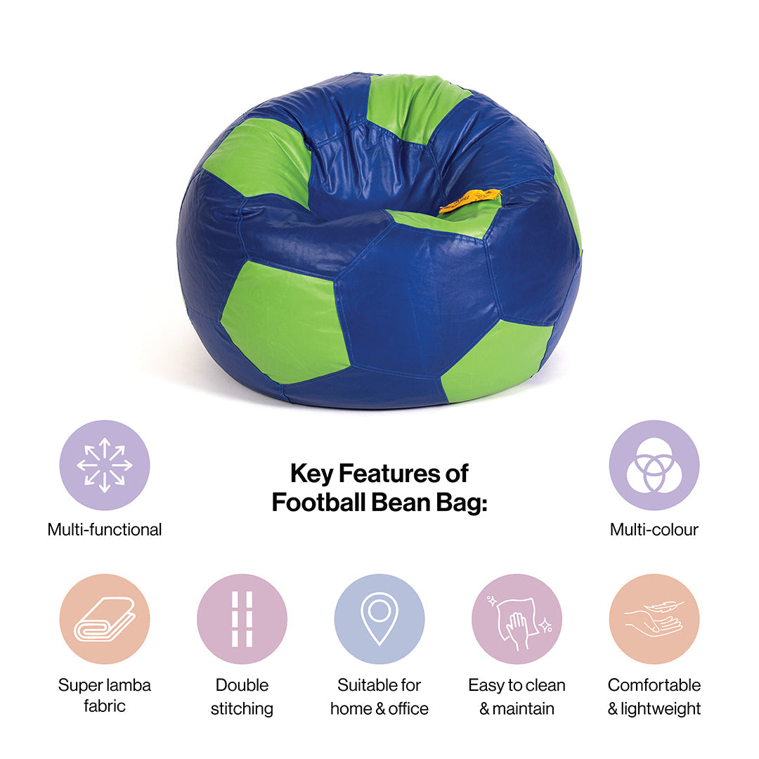XXL Football Bean Bag With Beans