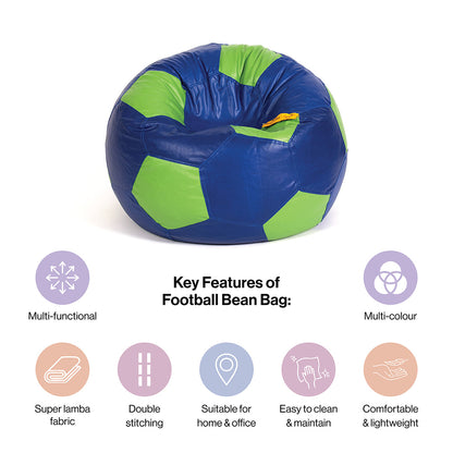 XXL Football Bean Bag With Beans
