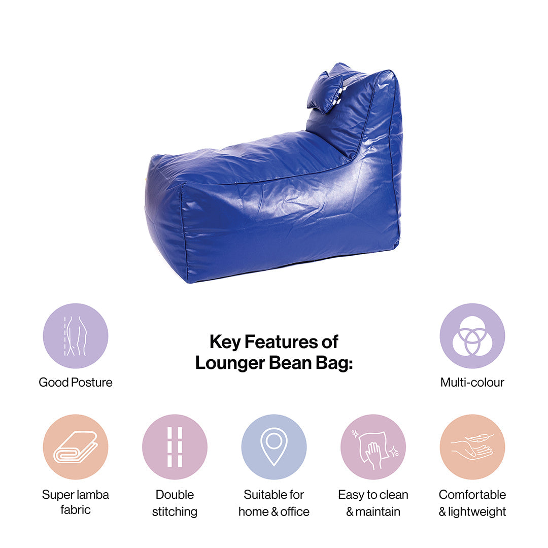 Lounger Bean Bag with Beans