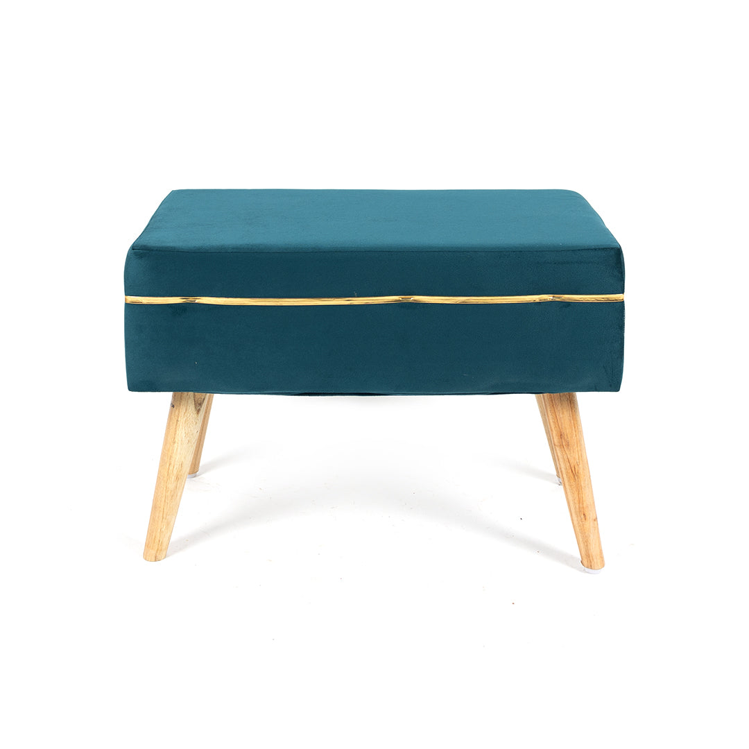 Upholstered Oval Bench Ottoman