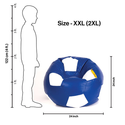 XXL Football Bean Bag With Beans