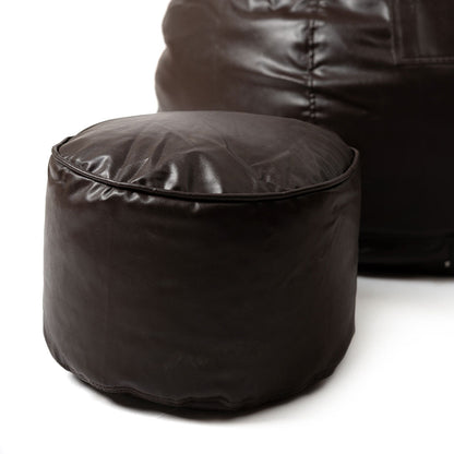 4XL Tear Drop Bean Bag with Footrest Filled