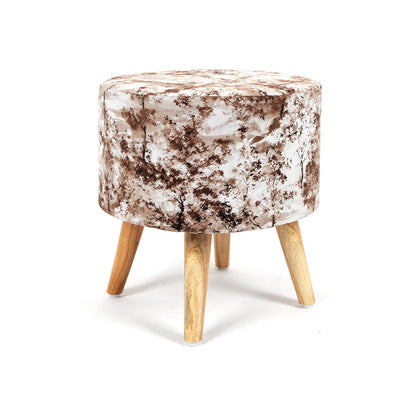 Printed Ottoman Pouffe Stool