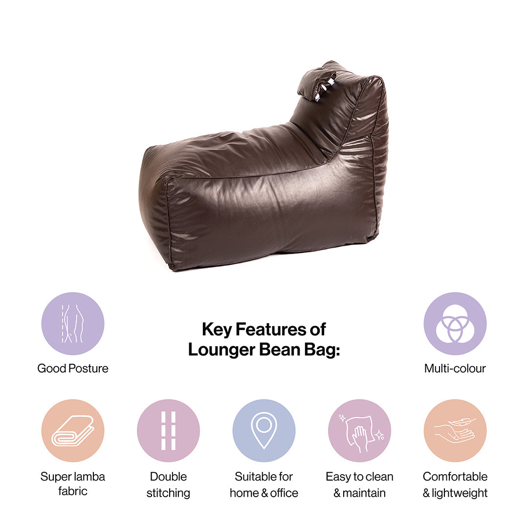 Lounger Bean Bag with Beans
