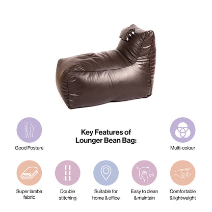 Lounger Bean Bag with Beans