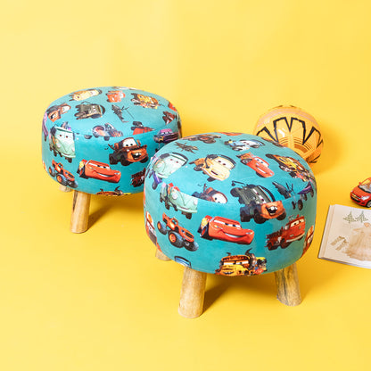 Ottoman Kids Pouffe Stool - Set of 2