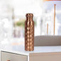 Diamond Cut Copper Water Bottle for Kitchen Decor