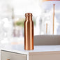 Plain Style Copper Water Bottle for Kitchen Decor
