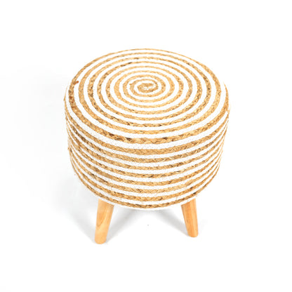 Handwoven Jute Stool - Combo of 2