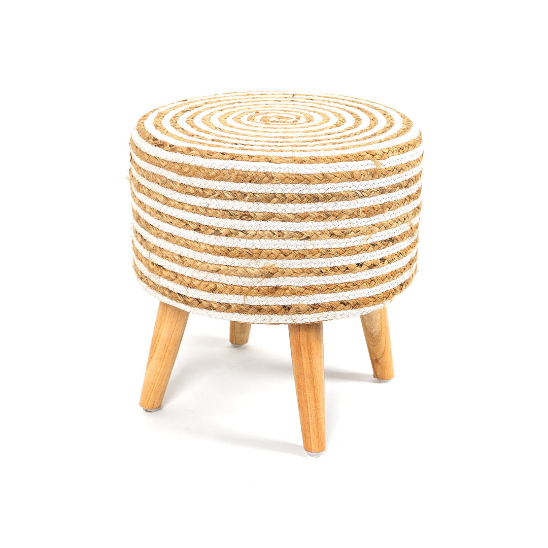Handwoven Jute Stool - Combo of 2