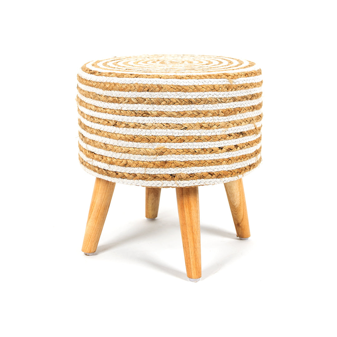 Handwoven Jute Stool - Combo of 2