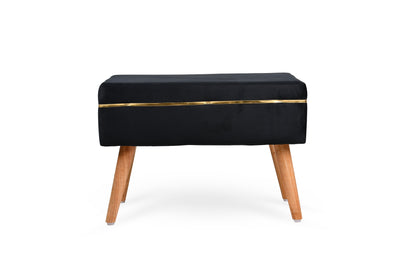 Upholstered Oval Bench Ottoman