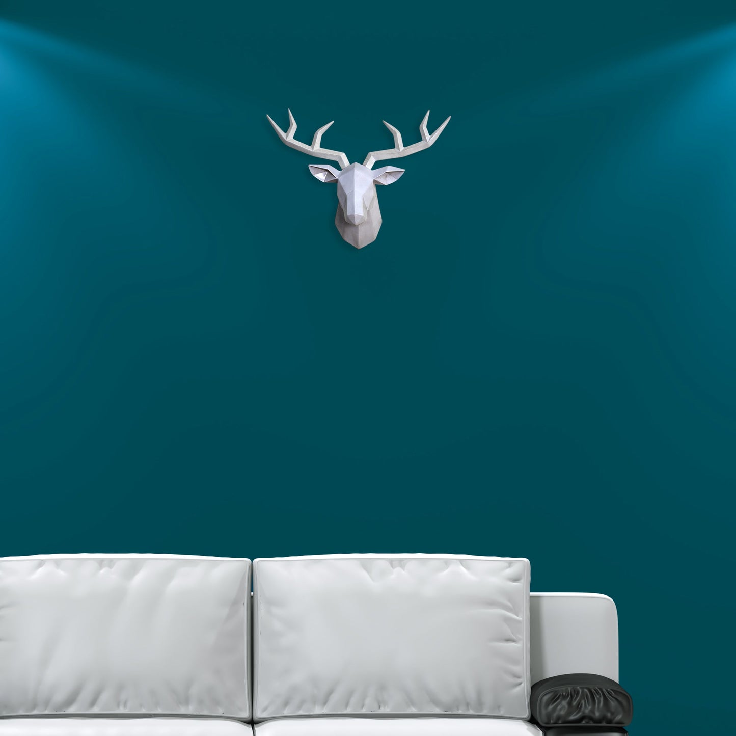 Antelope Head Abstract Sculpture Room Wall Decor-Resin Deer Head Statues in home decor