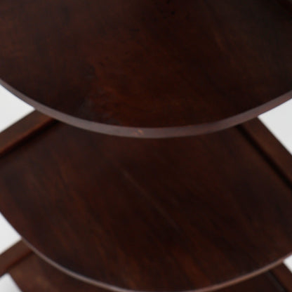 Wooden 5 Tier Corner Ladder Shelf for Home Decor