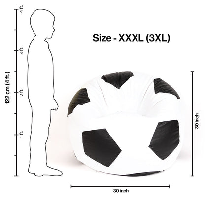 XXXL Football Bean Bag with Beans