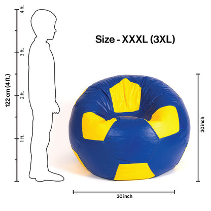 XXXL Football Bean Bag with Beans