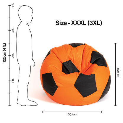 XXXL Football Bean Bag with Beans