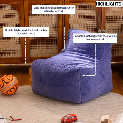 Fur Bean Bag With Beans for Kids