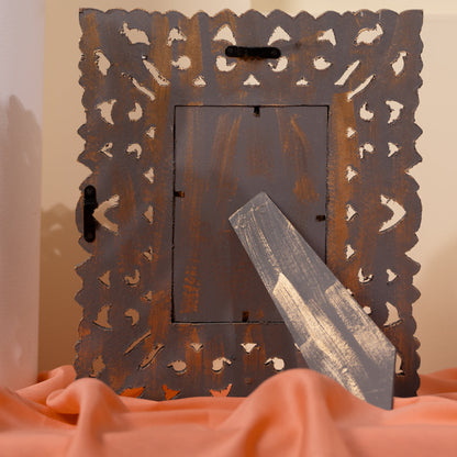 Wooden Hand Carved Photo Frame For wall hanging and tabletops Display