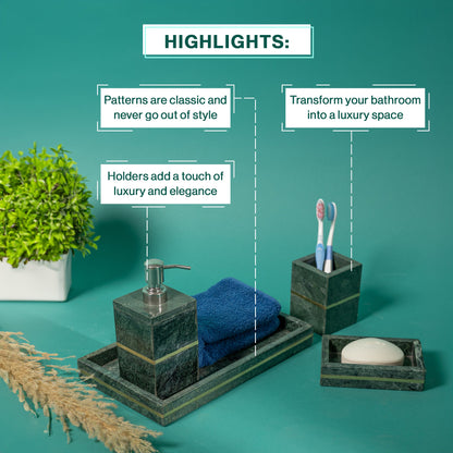 Marble Bathroom Set Of 4